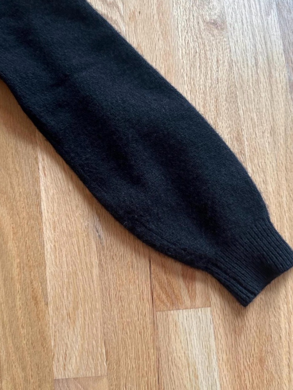 KHAITE Joey Women's Black Polo-Collar Cashmere Sweater XS - Picture 7 of 8